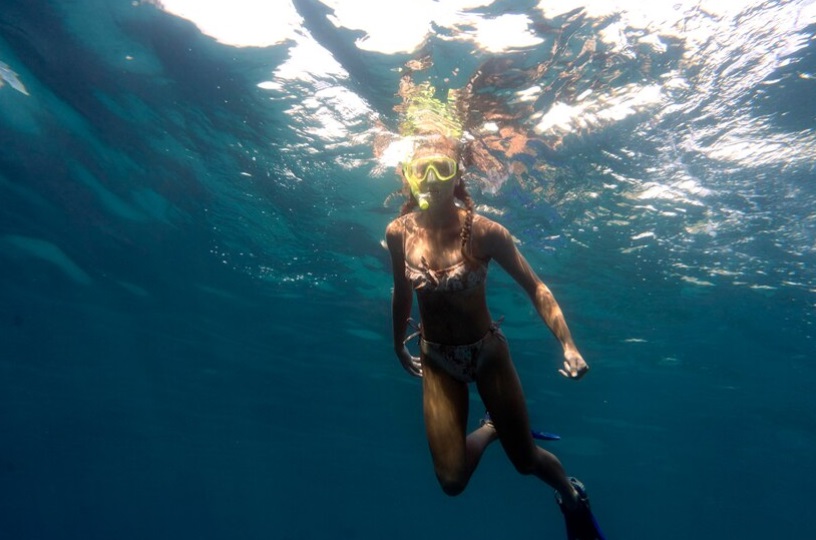 Bikini per attività di snorkeling