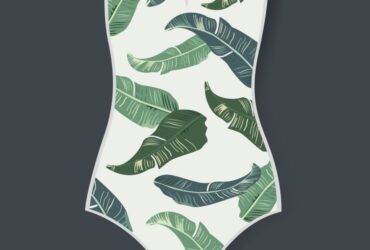 Costumi da Mare con Stampe Botaniche