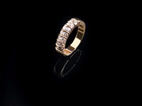 gioielli oro 18kt con zaffiri e diamanti